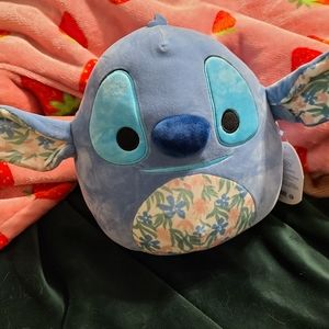 Disney Stitch Floral Squishmallow